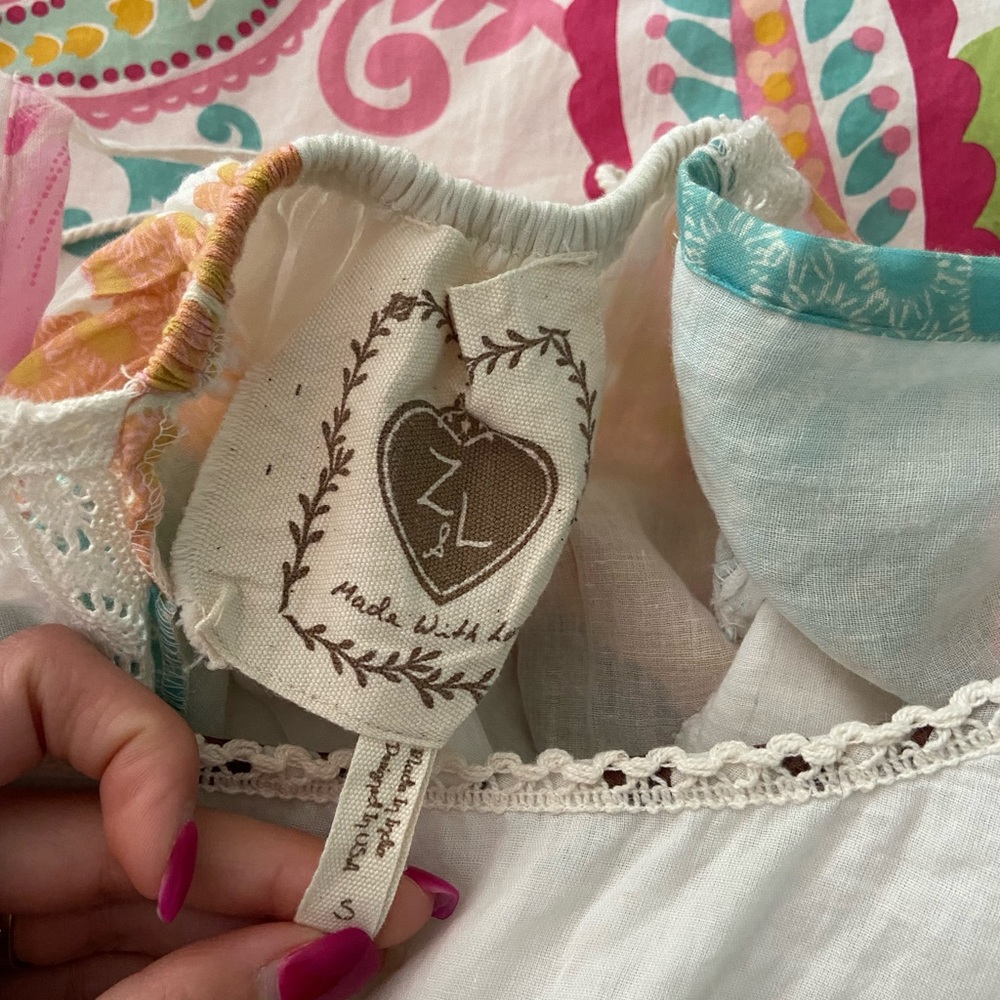 Boho womens summer tank top dress - Picture 5 of 5